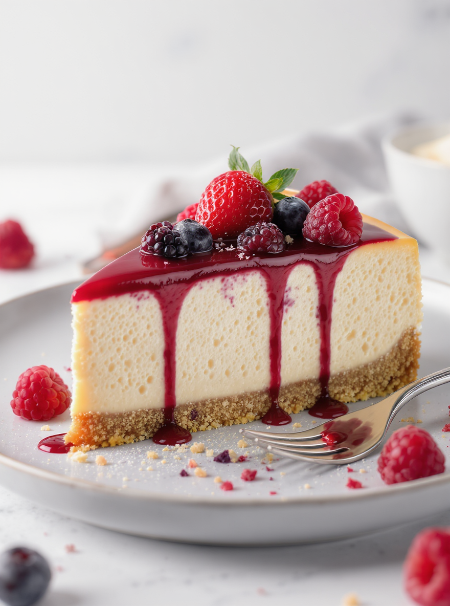 Cheesecake de Frutas Vermelhas