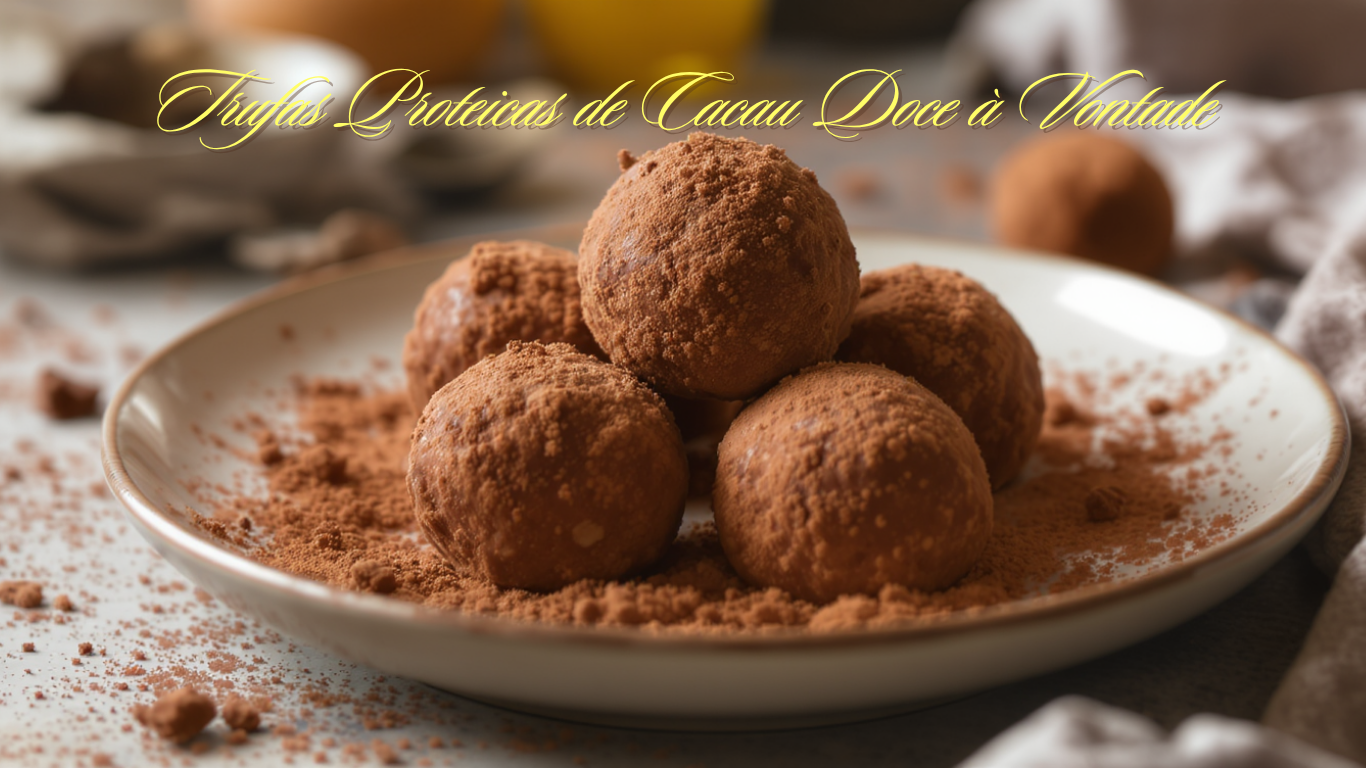 Trufas Proteicas de Cacau